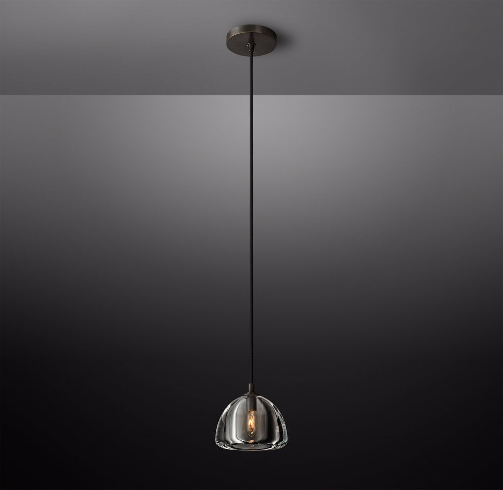 Olivia Hemispheae Modern Glass Pendant Light