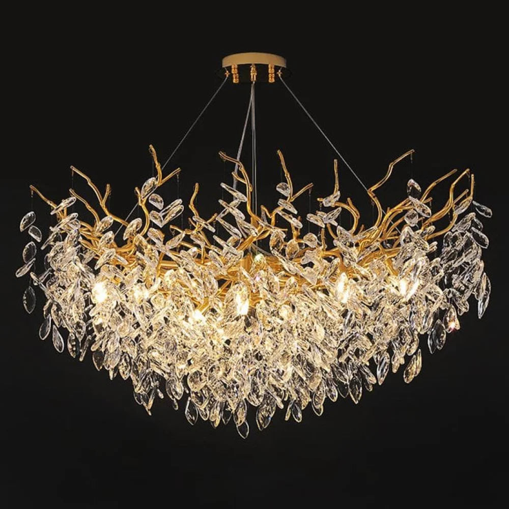 Renata Polyhedral Crystal Branch Chandelier