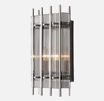 Olivia Marcus Glass Rectangular Wall Sconce