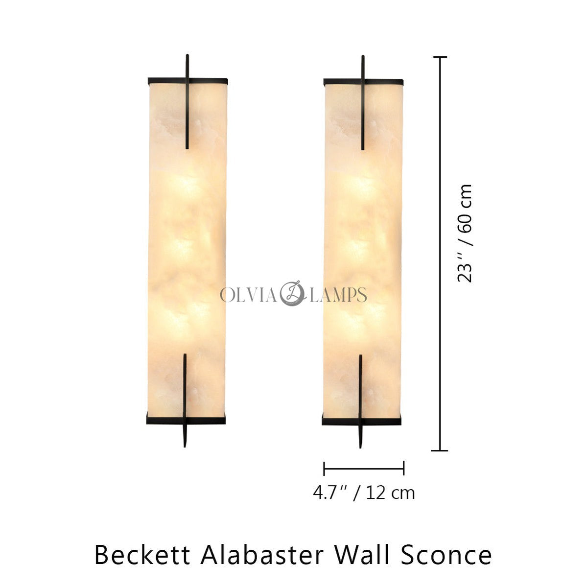 Beckett Alabaster Wall Sconce