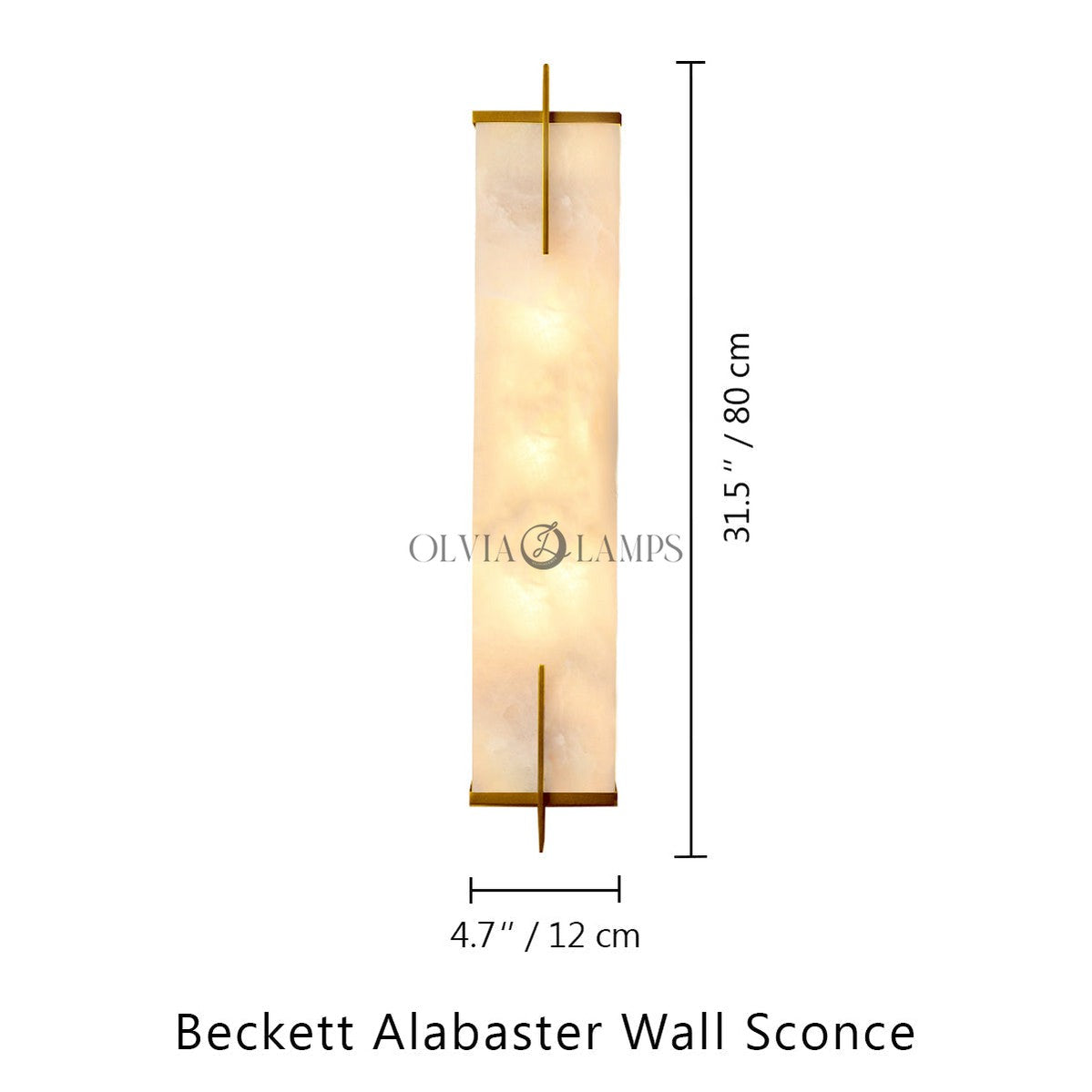 Beckett Alabaster Wall Sconce