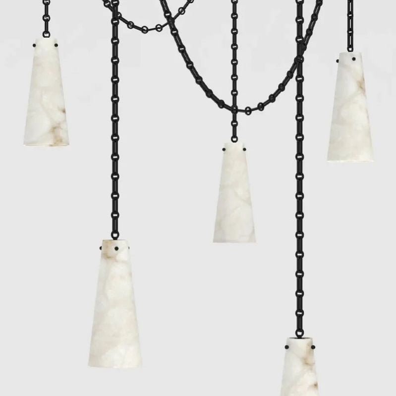 Olivia Yubi Alabaster Chandelier