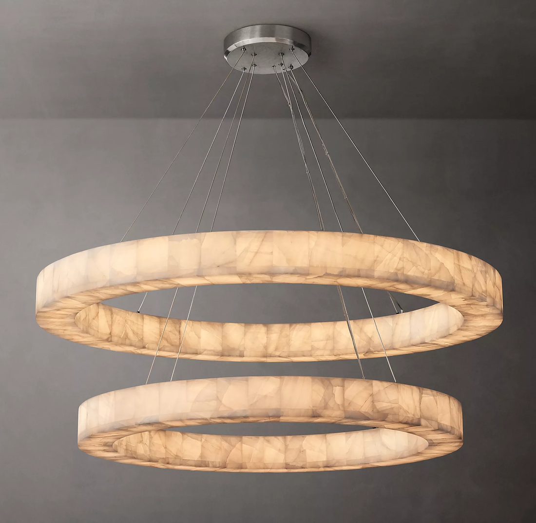 Rivaga 2-Tier Round Chandelier 60"