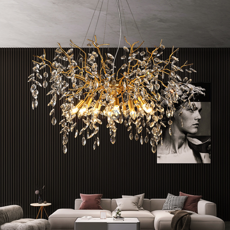 Postmodern Creative Crystal Branch Chandelier - Ineffable Lighting