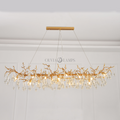 Avis Clear Crystal Branch Chandelier - Ineffable Lighting