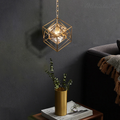 Postmodern Minimalist Crystal Pendant Light - Ineffable Lighting