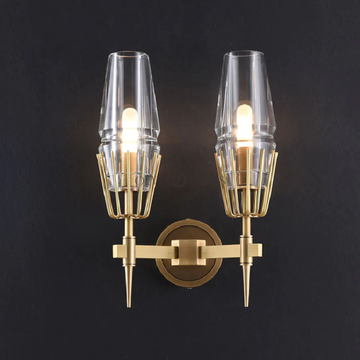 Howar Modern Double Wall Sconce - Ineffable Lighting