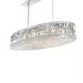 Harriet Modern Oval Crystal Chandelier - Ineffable Lighting