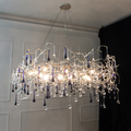 Avis Crystal Raindrop Branch Chandelier - Ineffable Lighting