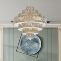 Harriet Modern Luxury Multi-layer Crystal Chandelier - Ineffable Lighting