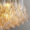 Chiaravalle Crystal Tiered Rectangular Chandelier 74