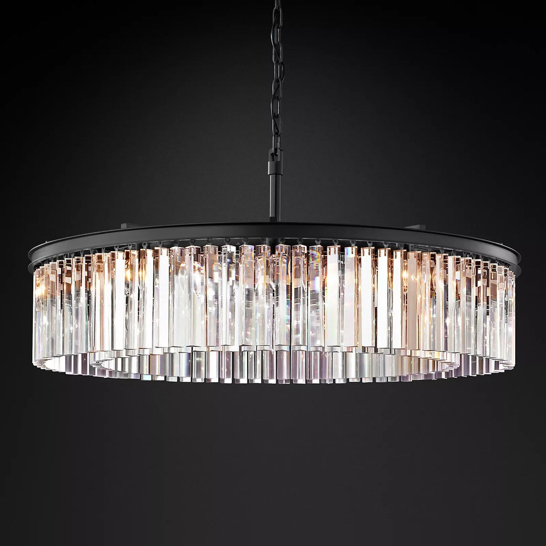 Odaon Crystal Round Chandelier 43"