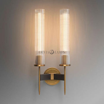 Alouette Double Wall Sconce - thebelacan