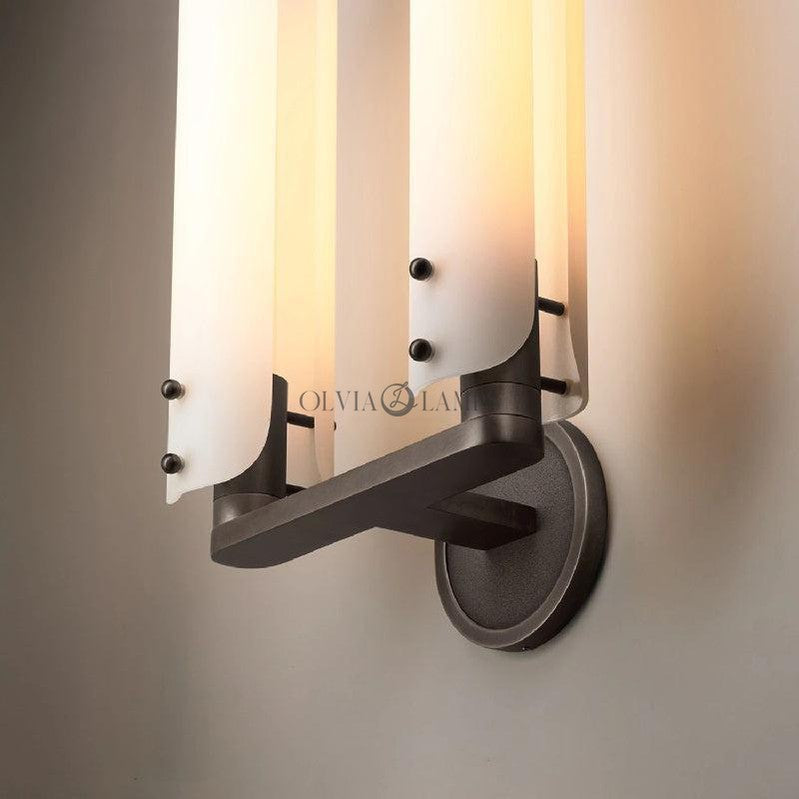 Grace Modern Double Wall Sconce - Ineffable Lighting