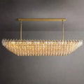 Chiaravalle Crystal Tiered Rectangular Chandelier 74