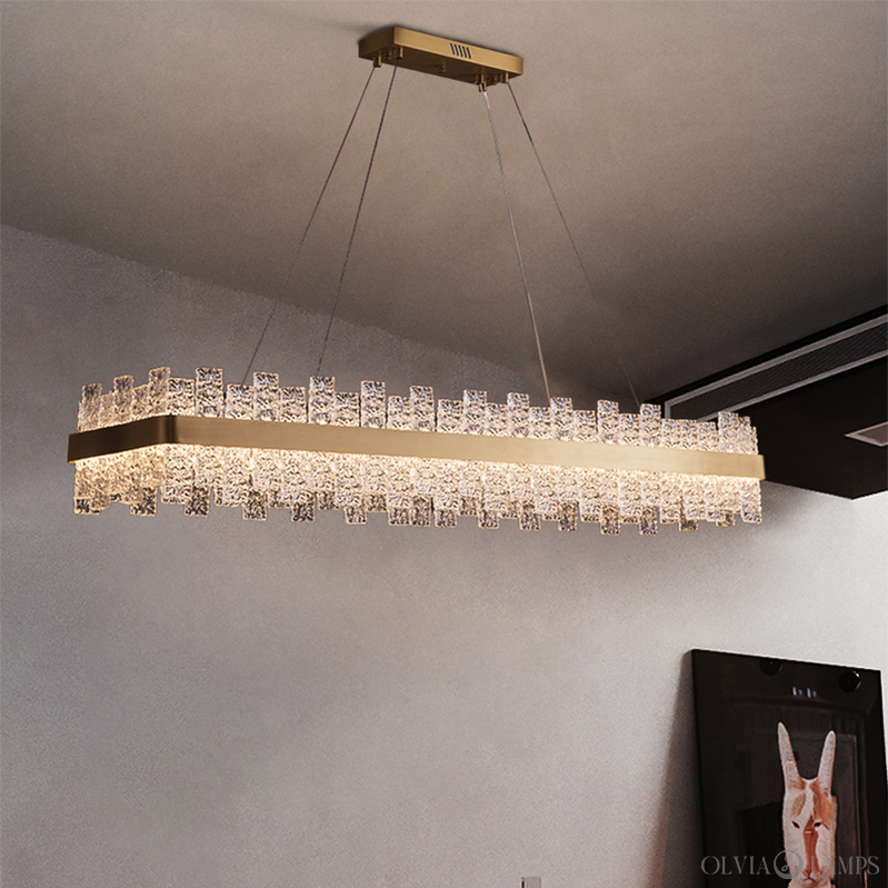 Mignon Post Modern Island Chandelier - Ineffable Lighting