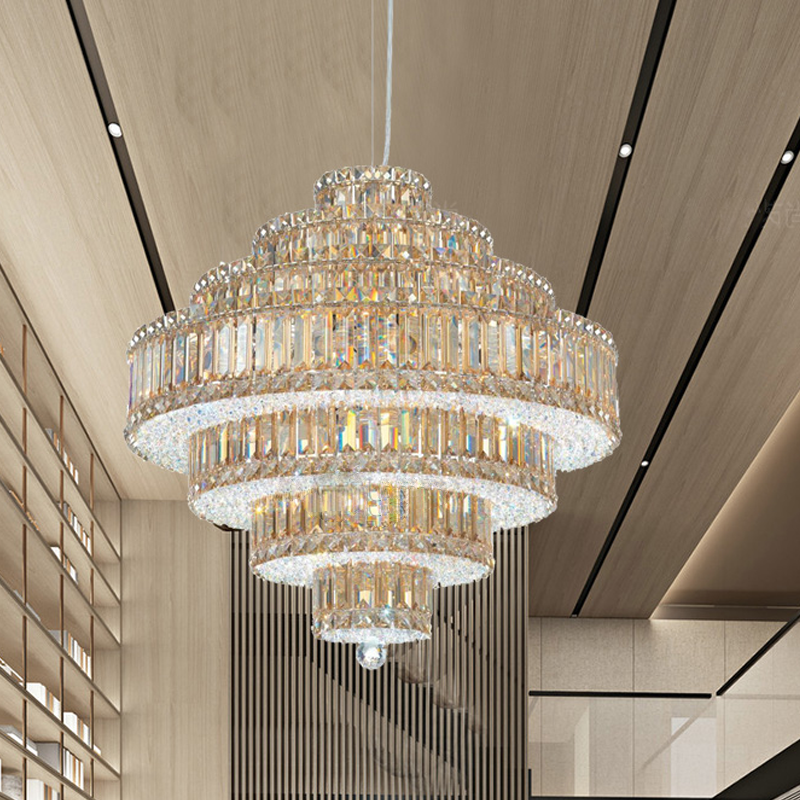 Harriet Modern Luxury Multi-layer Crystal Chandelier - Ineffable Lighting