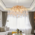 Agnes Brass Branch Crystal Chandelier - Ineffable Lighting