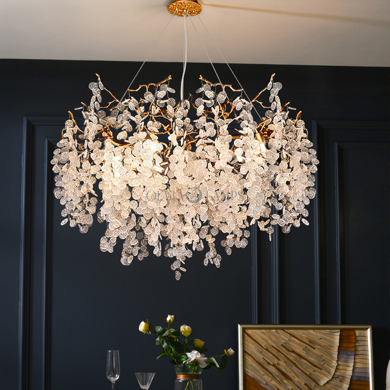 Thirza Tree Branch Crystal Chandelier - Ineffable Lighting