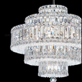 Harriet Modern Luxury Layered Crystal Chandelier - Ineffable Lighting