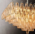 Chiaravalle Glass Tiered Square Chandelier 32