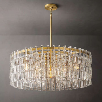 Marigan K9 Crystal Round Chandelier 36"