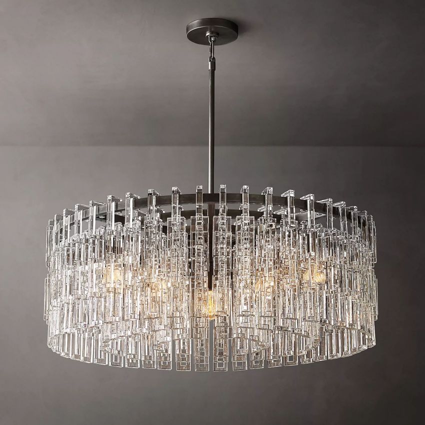 Marigan K9 Crystal Round Chandelier 36"