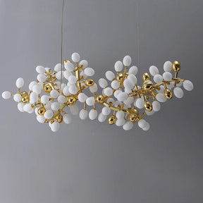 Modern Artistic Linear Grape Chandelier - Ineffable Lighting