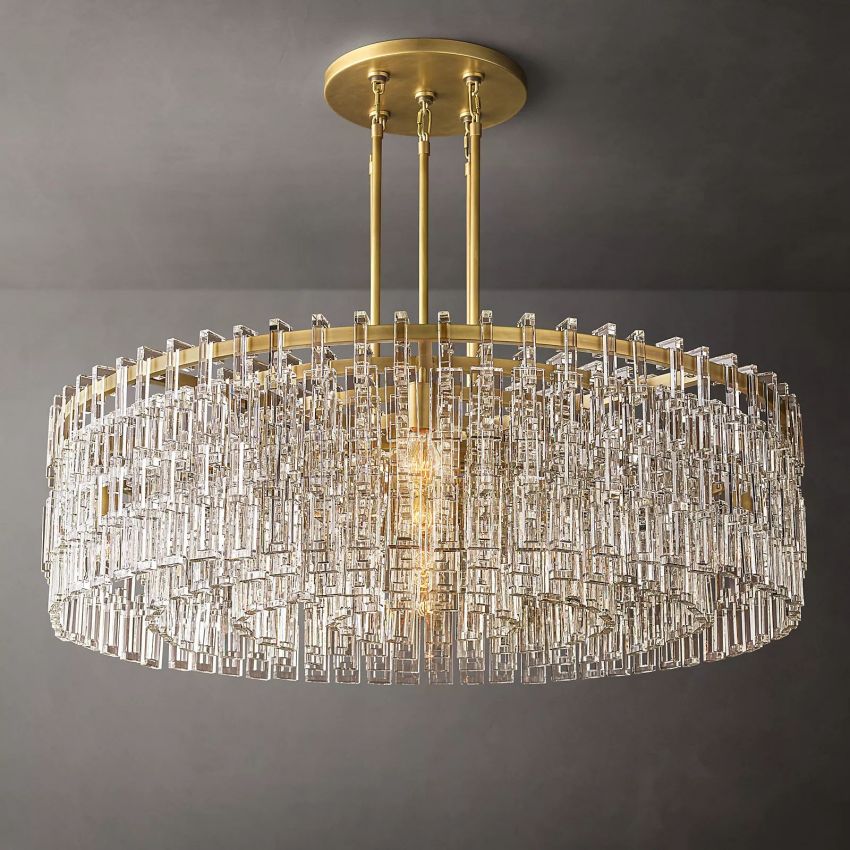 Marigan K9 Crystal Round Chandelier 48"