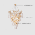 Cecily Crystal Branch Chandelier H 53.15