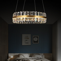 Chloe Round Crystal Chandelier - Ineffable Lighting