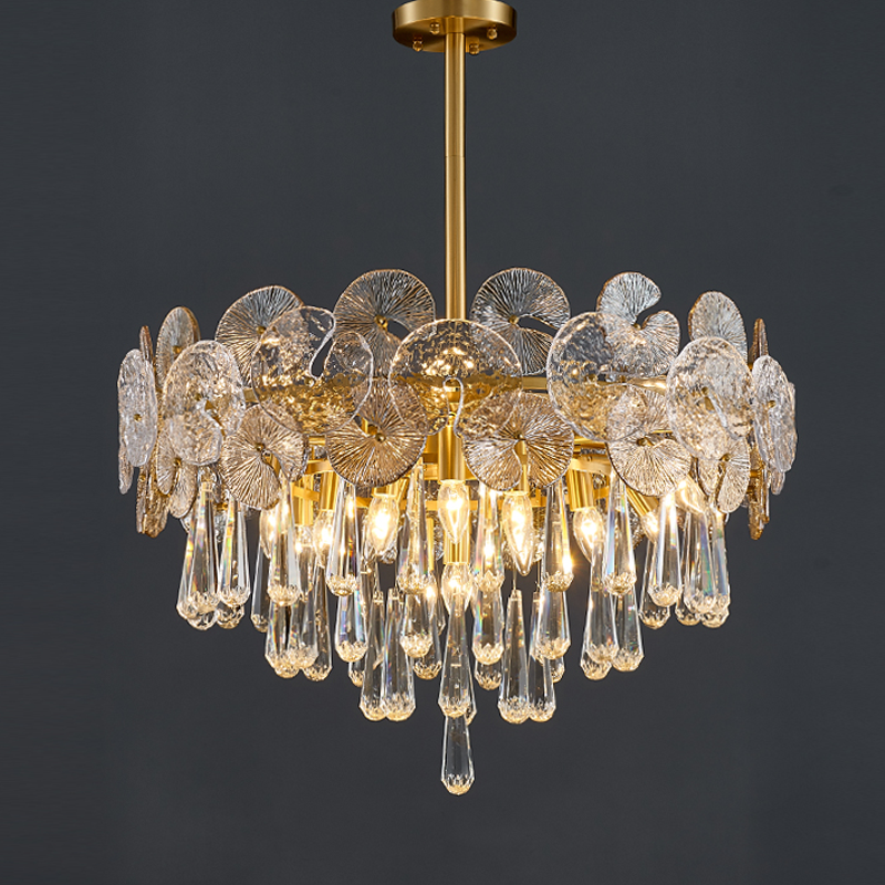 Silverdew Postmodern Crystal Chandelier - Ineffable Lighting