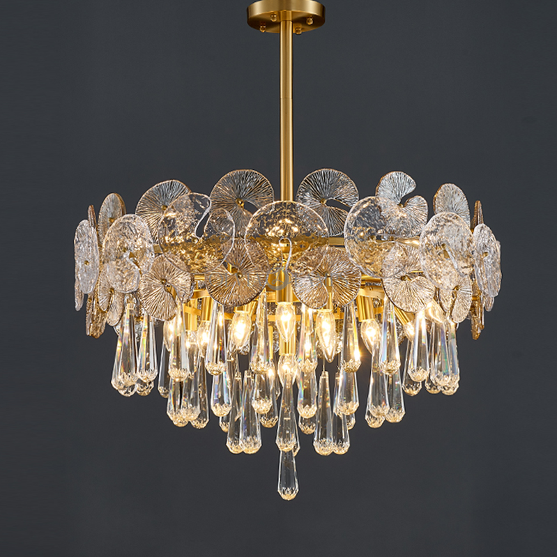 Silverdew Postmodern Crystal Chandelier - Ineffable Lighting