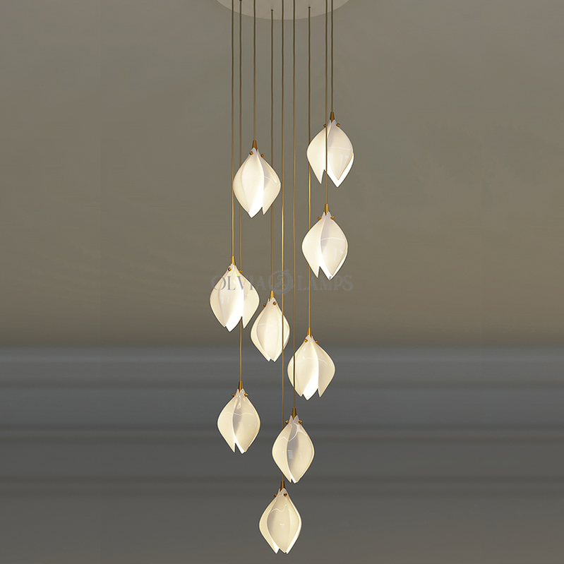 Postmodern Ceramic Branch Chandelier - Ineffable Lighting