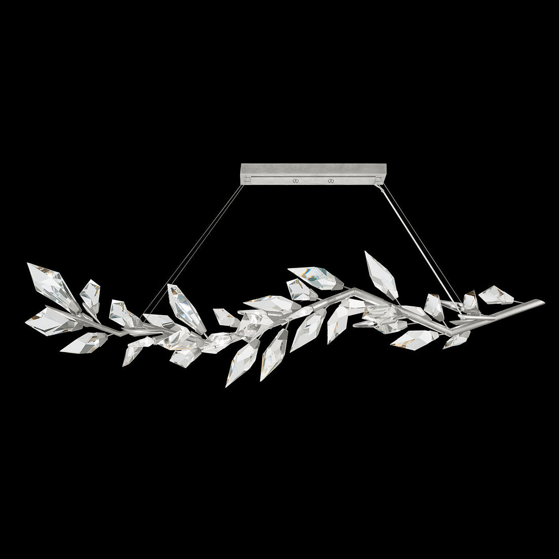 21026L3 72" Linear  Crystal chandelier