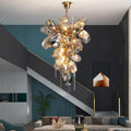 Greta Postmodern Glass Chandelier - Ineffable Lighting