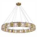 Audrey Modern Round Crystal Chandelier - Ineffable Lighting