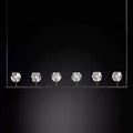 Barry Modern Crystal Ball Linear Chandelier 60