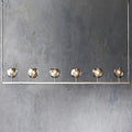 Barry Modern Crystal Ball Linear Chandelier 60