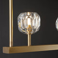 Barry Modern Crystal Ball Linear Chandelier 60