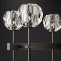 Barry Modern Crystal Ball Double Linear Chandelier 60