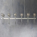 Barry Modern Crystal Ball Double Linear Chandelier 60