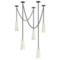 Connie Modern 5-light Marble Chandelier - Ineffable Lighting