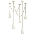 Connie Modern 5-light Marble Chandelier - Ineffable Lighting