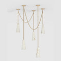 Connie Modern 5-light Marble Chandelier - Ineffable Lighting