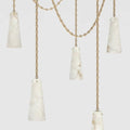 Connie Modern 5-light Marble Chandelier - Ineffable Lighting