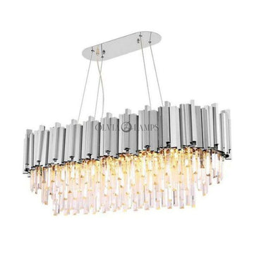 Bourbons Felipe Crystal Oval Chandelier