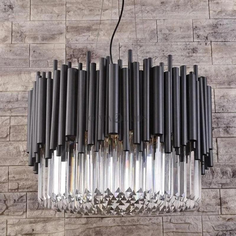 Deborah Modern Crystal Round Chandelier - Ineffable Lighting