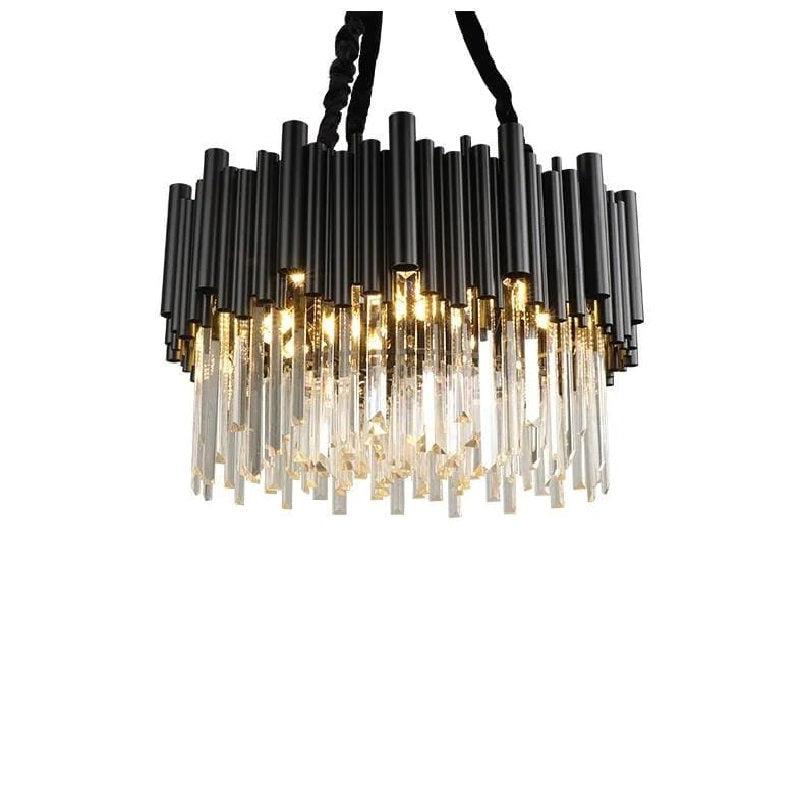 Dolores Classic Round Crystal Chandelier - Ineffable Lighting