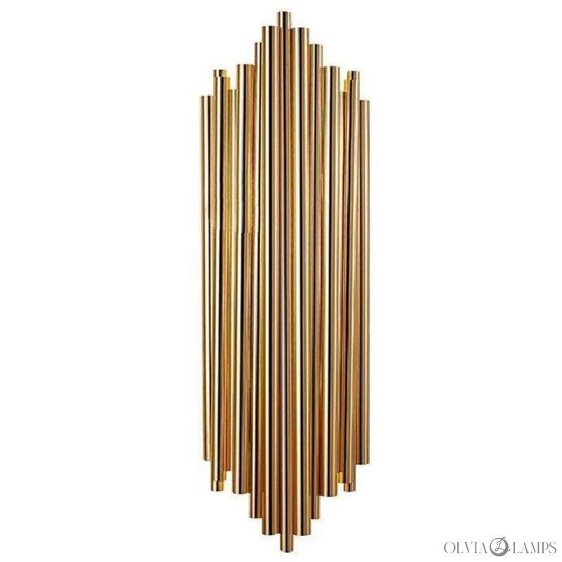 Edith Modern Gold Plated Wall Sconce - Ineffable Lighting